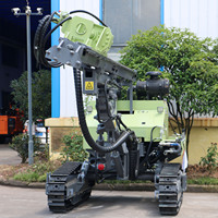 Foreuse à chenilles DTH KL712 70 kW, forage 30 m, vitesse de déplacement 0-2 km/h, pompe de forage rocheux robuste, roulement haute efficacité énergétique