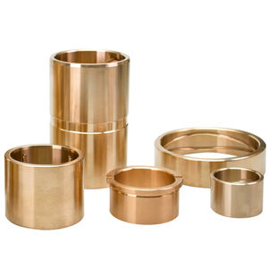 บูชหน้าแปลนถังขุดทำจากทองเหลือง ได้รับการรับรองมาตรฐาน IATF 16949  ชนิดหล่อลื่นในตัว ทำจากบรอนซ์ผสมกราไฟต์ ขนาด 100 มม. - Product Image 5