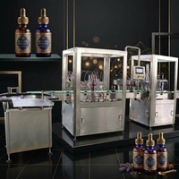 Machine de remplissage, de bouchage et d'étiquetage automatique de haute précision pour flacons d'huiles essentielles 15 ml, machine de remplissage de flacons d'huiles aromatiques
