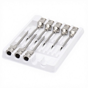 Agujas Veterinarias de Alta Calidad, de Acero Inoxidable, Reutilizables, para Inyección de Vacunas en Cabras, para Diagnóstico e Inyección - Product Image 3