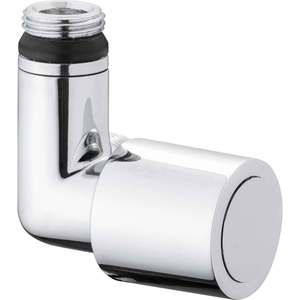 Válvula de ángulo termostático manual DAFNE Acabado cromado para mano izquierda-1/2 ''24X1,5'' para cierre y control de agua - Product Image 1