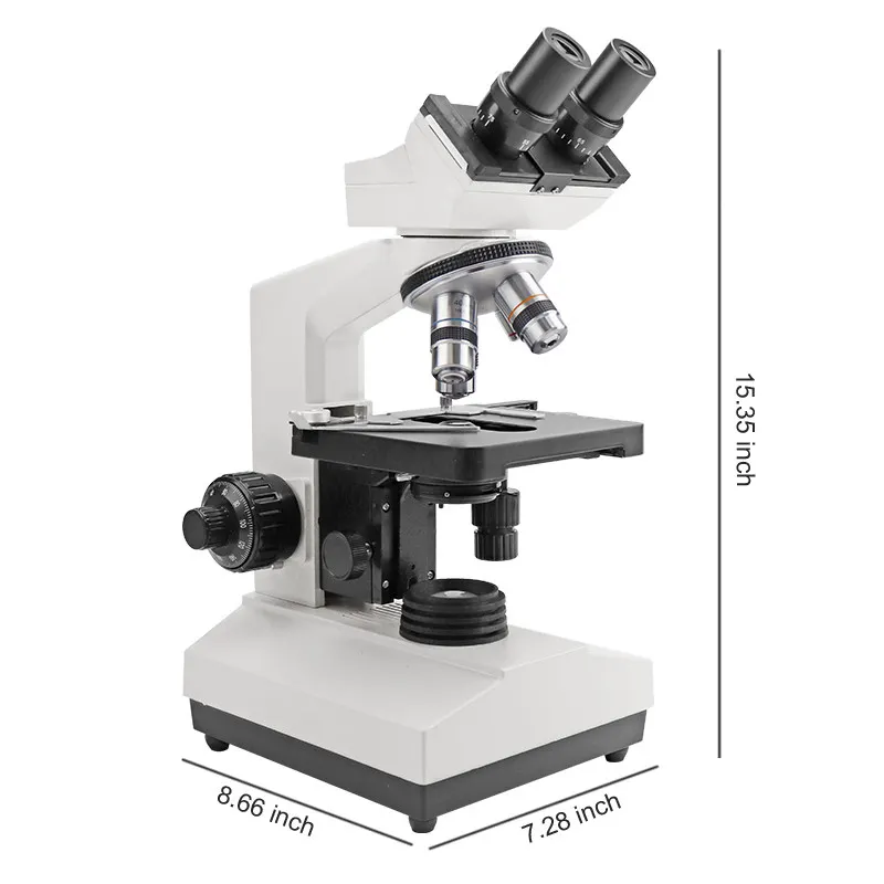 Draagbare Binoculaire Biologische Microscoop Voor Kliniek/Ziekenhuis/Laboratorium