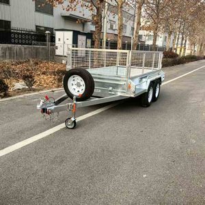 Remolque de Eje Tándem Reforzado para Ganado, Totalmente Galvanizado, con Eje de Torsión y Frenos, para Transporte de Heno y Animales - Product Image 3
