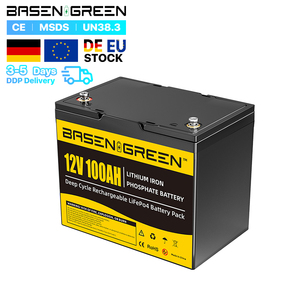 Venta de fábrica Lifepo4 100Ah <span class=keywords><strong>120Ah</strong></span> 150Ah 200Ah 300Ah 400Ah Batería de litio Lifepo4 <span class=keywords><strong>12V</strong></span> 24V Paquete de batería para almacenamiento solar - Product Image 1