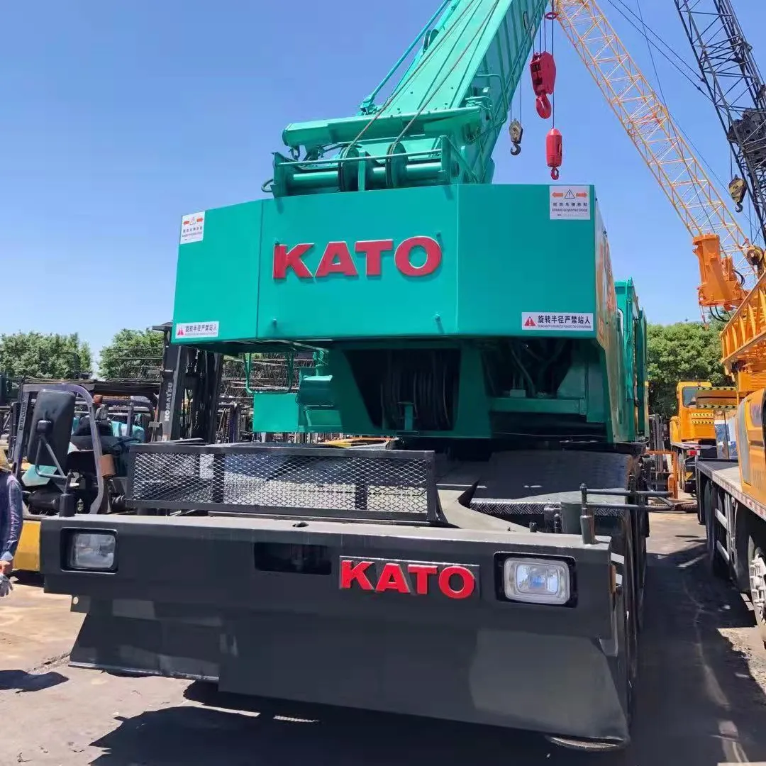 중고 50 톤 Kato KR-50H 거친 지형 크레인 중고/중고 KR50H Kato 오프로드 트럭 크레인