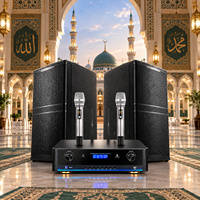 Système audio professionnel 2.1 avec woofer 10'' pour karaoké commercial, mariages, location en gros et églises, faible MOQ, 1 ensemble