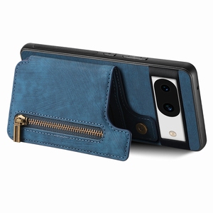 Para Google Pixel 7 7A Funda con tarjetero, funda con soporte estilo cremallera para Google Pixel 6 8A 9 <span class=keywords><strong>Pro</strong></span> - Product Image 5