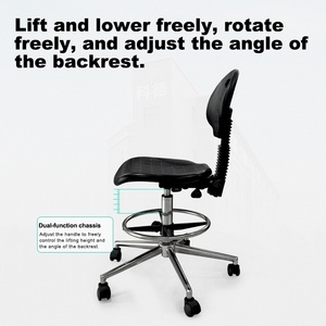 Kede nóng bán có thể điều chỉnh ESD PU bọt công nghiệp ghế nha khoa phòng thí nghiệm phòng thí nghiệm ghế chống tĩnh ghế - Product Image 3