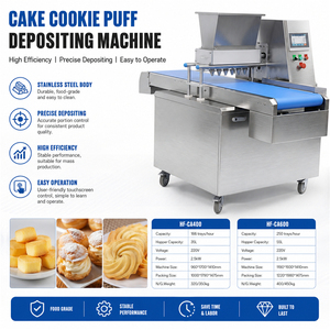Máquina Formadora de Galletas Continua Totalmente Automática, Gran Capacidad, Máquina para Hacer Galletas de Múltiples Formas, Moldes Diversificados, Equipo para Hacer Galletas - Product Image 1