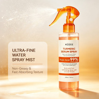 Spray Sérum au Curcuma en Gros, Acide Kojique, Niacinamide, Hydratant, Anti-Teint Terne, Lissant, Contrôle du Sébum, Brume Éclaircissante pour le Visage
