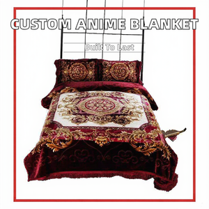 Couverture tapisserie jacquard personnalisée avec logo, en polyester/acrylique, écologique, tissée, style européen et américain, personnalisable, quatre motifs - Product Image 2