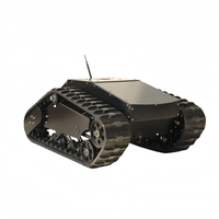 Châssis de robot électrique sur chenilles télécommandé pour détecteur de gaz et capteur environnemental, plateforme mini-robotisée UGV