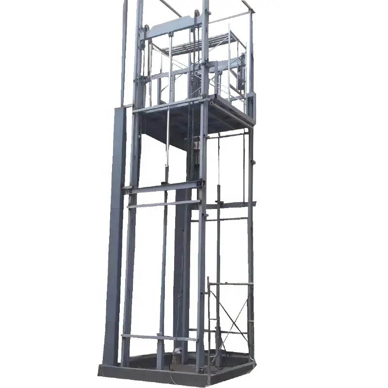 China fornecedor barato sistema inteligente hidráulica vertical carga elevadores elevador