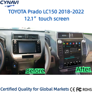 Écran radio 2DIN de 12,1 pouces pour TOYOTA Prado LC150 2018 - <span class=keywords><strong>2022</strong></span>, Android Auto sans fil, CarPlay, écran tactile, BT5.0 - Product Image 3