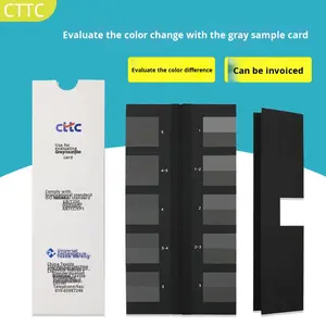 Tarjeta de Muestra de Cambio de Color Gris de Alta Precisión <span class=keywords><strong>CTTC</strong></span>, Estándar Nacional GB/T250-2008, ISO 105A02, China - Product Image 5