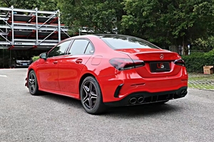 Sistema de carrocería de coche de alta calidad, parachoques delantero y trasero con rejilla para <span class=keywords><strong>Mercedes</strong></span> <span class=keywords><strong>Benz</strong></span> Clase A W177, cambio A <span class=keywords><strong>A45S</strong></span> <span class=keywords><strong>AMG</strong></span> 2020, kit de carrocería - Product Image 4