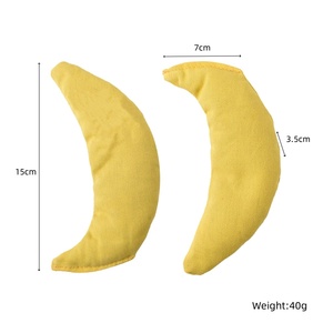 חדש ידידותי לסביבה בננה אינטראקטיבית בצורת בד חומר חתול קטיף צעצוע עם חתול <span class=keywords><strong>catnip</strong></span> חתול חתול <span class=keywords><strong>catnip</strong></span> ל כיף - Product Image 6