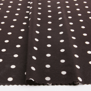 Tissu en maille tricotée chaîne <span class=keywords><strong>YVES</strong></span> à petits pois imprimés, 95 % polyester, 5 % élasthanne, 105 g/m², 160 cm, pour robes et pantalons d'été - Product Image 5
