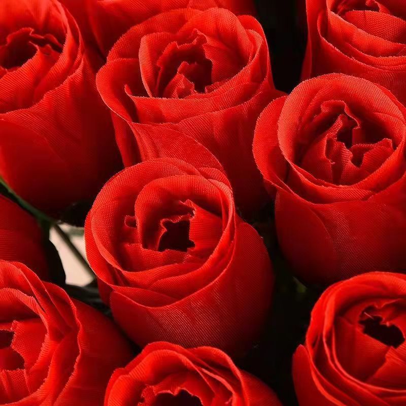 High-Quality Silk Artificial Rose Bouquet SS1531 - QY Brand Wedding Home Decor