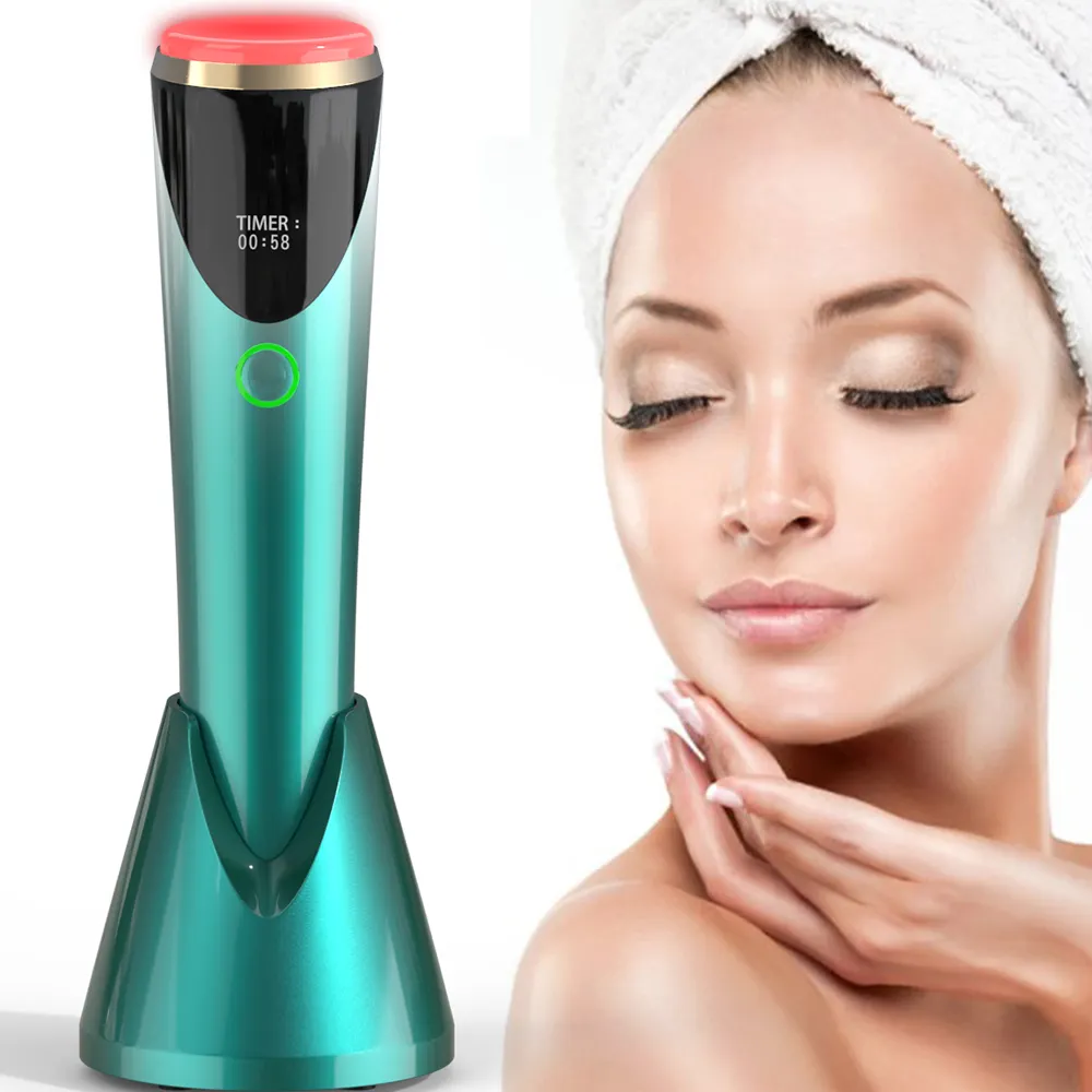 home use beauty face skin photon BIO infrared wrinkle remove skin rejuvenation tightening anti-aging red light therapy device