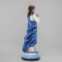 Vente en gros d'usine Statues religieuses catholiques en résine Figurine de la Vierge Marie grandeur nature de Noël Fabriquée à la main Vierge Ma