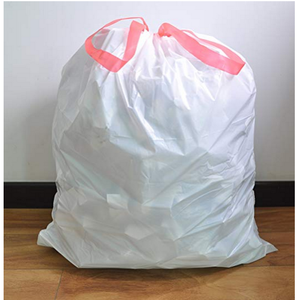 Bolsas de <span class=keywords><strong>Basura</strong></span> Blancas para Cocina, 13 Galones, con Cordón, Resistentes, 0.9 Mil, Paquete de 300 Unidades, para Hogar y Oficina, Venta al Por Mayor - Product Image 6