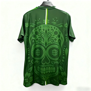 Nieuwe versie nationale team sublimatie voetbaltenues uniformen OEM service geautomatiseerd snijden 100% polyester aangepast logo rechts - Product Image 2