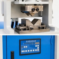 Cisaille hydraulique à angle droit 90 degrés pour découpe de trous dans les tuyaux en acier et poinçonnage de tubes carrés 380V 3kW