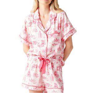 Women's Cotton Lounge Wear Set Plus Size Homewear Pajamas Soft Sleepwear <b>Clothing</b> Custom OEM ODM Manufacturer Wholesale Supplier - Product Image 1