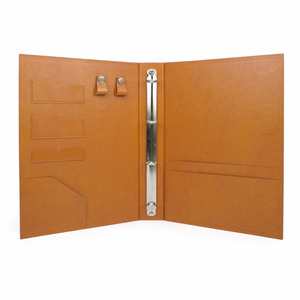 TRONG DONG RB03 OEM ODM Manufacturer Custom Logo Premium 3 <b>Ring</b> <b>Binder</b> Portfolio with Slipcase Business Document Folder - Product Image 6