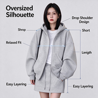 Ensemble de survêtement gris haut de gamme pour femme, jupe et pull, décontracté, printemps et automne