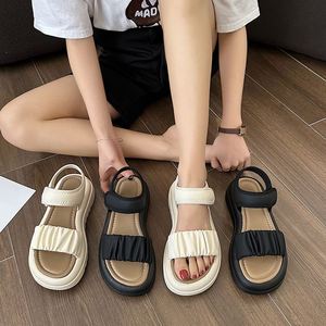 Sandales de plage décontractées pour femmes, version coréenne, été 2025, avec semelle épaisse antidérapante - Product Image 4