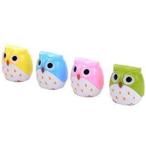 Cartoon Animal Shape Double-Hole Plastic <b>Pencil</b> Sharpener for Kids and Students for Promotional Gifts - Product Image 1