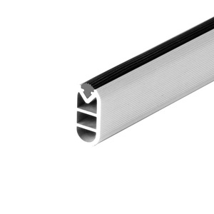 Aluminum Alloy Wardrobe <b>Clothes</b> Rod Wall Mount Non Detachable Oxidation Surface Treatment For Furniture Cabinets - Product Image 2