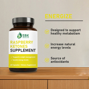 Source of Antioxidants Raspberry Ketones <b>Supplement</b> Capsules Hypromellose Fat Metabolism Raspberry Ketone Capsules - Product Image 2