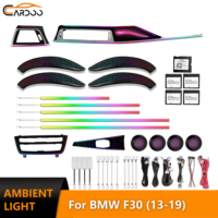 Éclairage d'ambiance F30 pour BMW Série 3/4 F31 F34 F36 2013-2019, mise à niveau de l'éclairage LED intérieur de la voiture, couleur Galaxy Star, garniture du tableau de bord