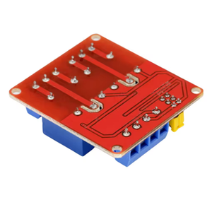2-channel 5V Relay Module Optocoupler Isolation High and Low <b>Level</b> Triggers Microcontroller Red Board - Product Image 2
