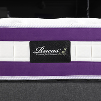 Neues Design Hybrid King Queen Size Taschen feder matratze 5*6 FT mit Natur latex Memory Akustik schaum für Hotel Pack In Box