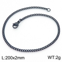 Bracelet cubain pour hommes à la mode Double face poli Simple chaîne simple forme géométrique accessoire bijoux à la mode