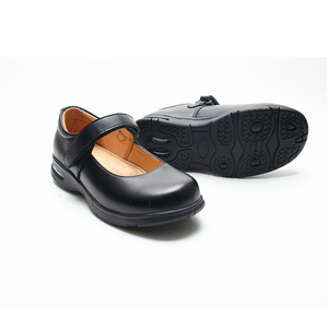 Babyhappy nuovo Design bella moda in pelle per ragazze adolescenti scarpe eleganti per studenti neri con cuscino d'aria - Product Image 2