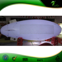 Zeppelin RC gonflable fabriqué en usine professionnelle, dirigeable RC en plein air, avion à l'hélium publicitaire avec lumière LED