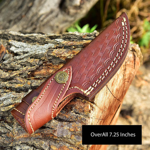 Handmade Outdoor <b>Leather</b> Knife Sheath Secure Belt Holder High Quality Wholesale Handmade Genuine <b>Leather</b> Knife Sheath - Product Image 4