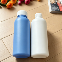 Botol Plastik HDPE untuk Sampo dan Lotion, Wadah Kemasan Kosmetik Isi Ulang
