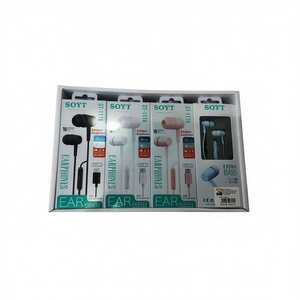 Soyt Earphones With Mic Stereo Sound For Mobile Phones 12 Pack - Product Image 2