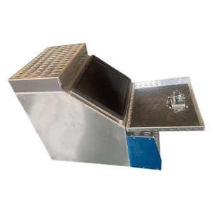 Aluminum Alloy Flip Top Toolbox 100L Waterproof T Shape Storage <b>Box</b> for Truck <b>Trailer</b> - Product Image 5