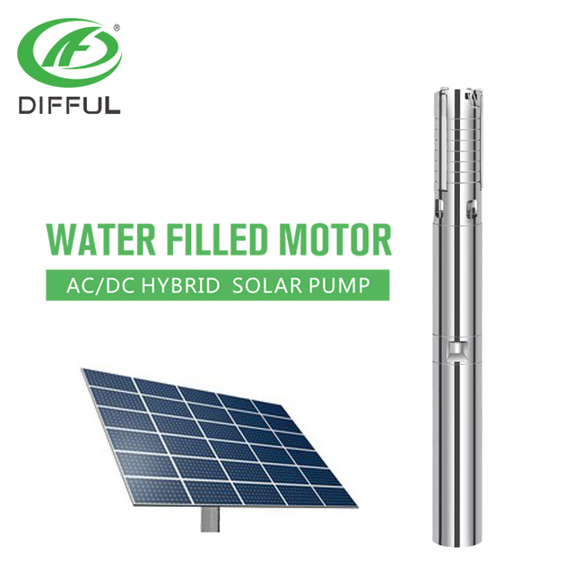 Solar Borehole Pump System Solar Water Pumping Machine Dc Solar Submersible Pump