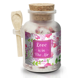 Sali da bagno all'ingrosso profumati in rilievo di colore rosa borsa da bagno sali da bagno vegani private label spa spirituale sali da bagno alla lavanda in borsa - Product Image 3