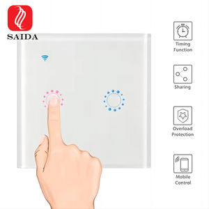 Nouveaux produits verre trempé 2mm pour lumière électrique interrupteur tactile intelligent/verre <span class=keywords><strong>de</strong></span> panneau <span class=keywords><strong>de</strong></span> prise avec sérigraphie - Product Image 3