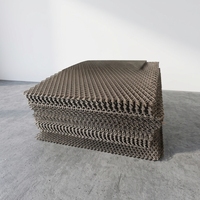 Tôles de treillis métallique expansé en aluminium, forme diamant, surface galvanisée/revêtue de PVC, pour écran perforé, soudage, pliage, découpe