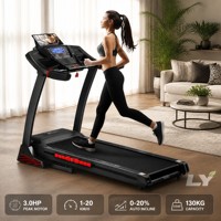 Caminadora Eléctrica Plegable con Motor de 3.0HP, 15 Niveles de Inclinación Automática, Máquina para Correr en Casa con Altavoz Bluetooth